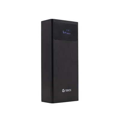 Powerbank TEROS TE-7059N, 30000MAh, USB-A, USB-C, negro