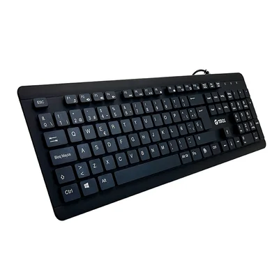Teclado alámbrico TEROS TE-4065N, USB 2.0, IPX7