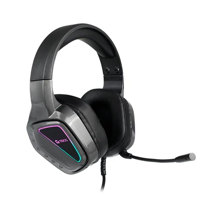 Auriculares gaming TEROS TE-8171N, USB, Luces RGB