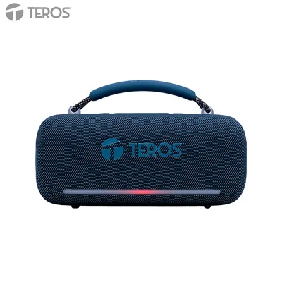 Parlante Inalámbrico Teros Vibe VB-6049BL, 60W, BT 5.3, 4000 MAH, USB, Luces LED, Azul