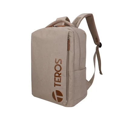 Backpack TEROS City III TE-9046BG, para Notebooks de hasta 15.6", Beige