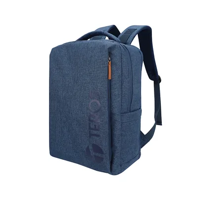 Foto 7 de Backpack TEROS City III Navy TE9048NV, para Notebooks de hasta 15.6", Azul