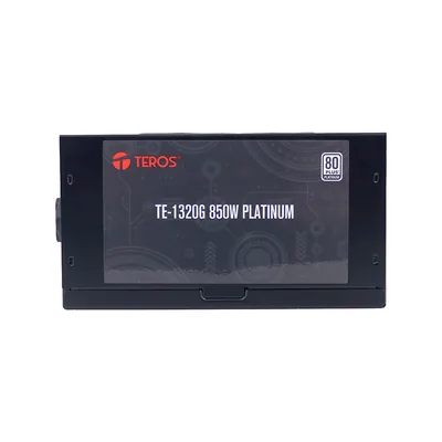 Fuente de alimentación Teros TE-1320S, Formato ATX, 850W 80 Plus Platinum, 110-240V